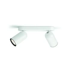 Philips Opbouwspot MyLiving Pongee LED Wit 2 X 5.5W -Tuin Buitenwinkel 123 1172