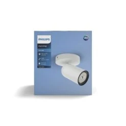 Philips Opbouwspot MyLiving Pongee LED Wit 5.5W -Tuin Buitenwinkel 123 1198