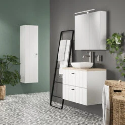 Tiger Spiegelverlichting Ancis Wit 60cm -Tuin Buitenwinkel 123 1224