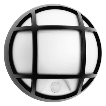 Philips Buitenlamp Eagle Met Bewegingssensor Met Raster Zwart LED 3.5W -Tuin Buitenwinkel 123 1233