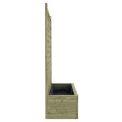 Bloembak Met Dubbele Trellis 90x40 Cm -Tuin Buitenwinkel 123 323