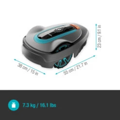 Gardena Robotmaaier Smart SILENO City 250 M² - 17cm -Tuin Buitenwinkel 123 514