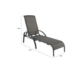 Ligbed Toledo Antraciet -Tuin Buitenwinkel 123 665