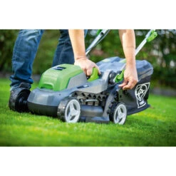 LUX 20V Accu Grasmaaier 33cm Incl. 2 Accu's 4,0Ah + Lader -Tuin Buitenwinkel 123 677