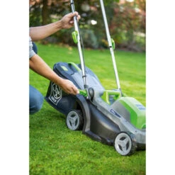 LUX 20V Accu Grasmaaier 33cm Incl. 2 Accu's 4,0Ah + Lader -Tuin Buitenwinkel 123 678