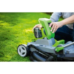 LUX 20V Accu Grasmaaier 33cm Incl. 2 Accu's 4,0Ah + Lader -Tuin Buitenwinkel 123 679